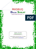 Masbuq Dalam Shalat