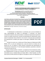 Conhecimento Da Equipe de Enfermagem Sobre Administração de Medicamentos em Unidade de Pronto Atendimento.