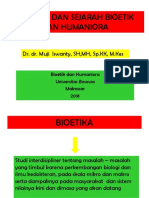 Filosofi Dan Sejarah Bioetik INA (DR - Dr.muji Iswanty)