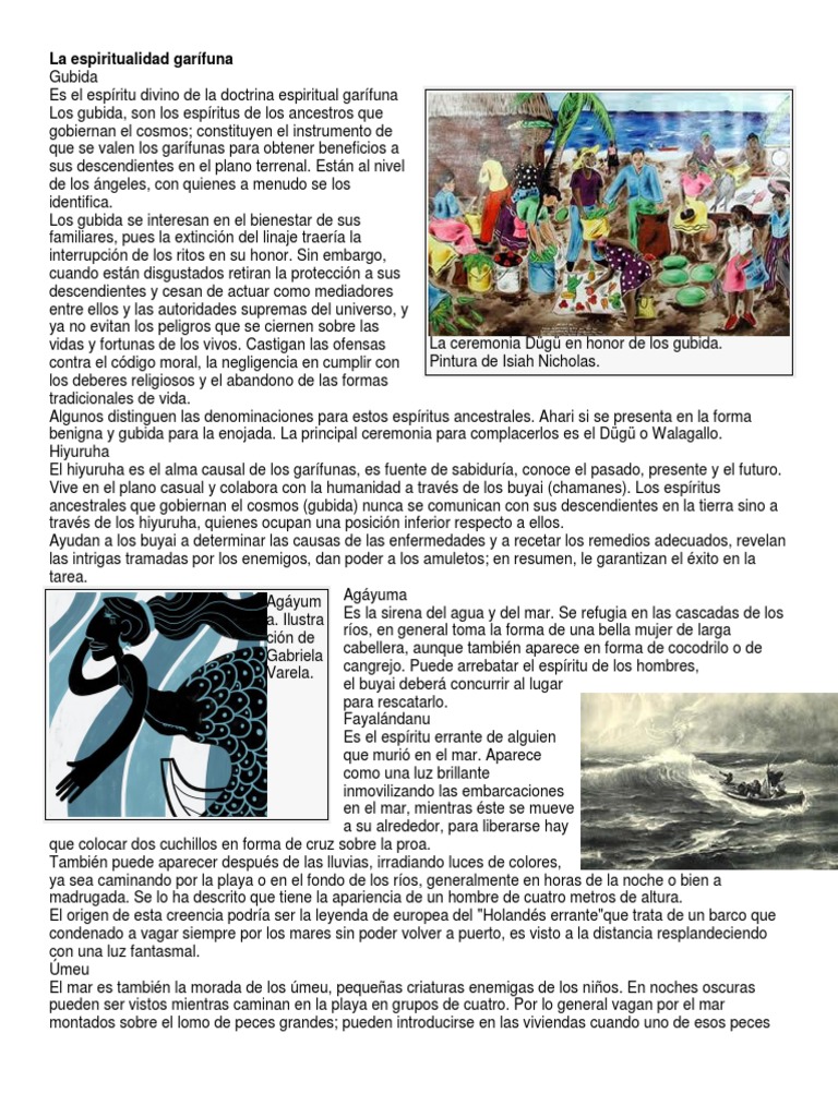 Espiritualidad y Leyendas Garífunas | PDF | Memoria | Las emociones