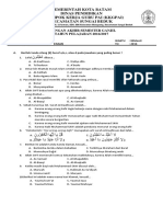 Soal Pai Kls 6 S 1 TP 201620171