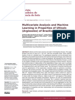 Multivariate Analysis and Machine Learning in Properties of Ultisols (Argissolos) of Brazilian Amazon Cristiano Marcelo