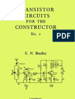 Transistor Circuits For The Constructor No-1 - E.N. Bradley