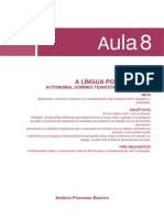 13403925112014Historia Da Lingua Portuguesa - Aula 8