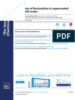 An Analysis of Fluctuations in Supercooled TIP4P/2005 Water: Articles You May Be Interested in