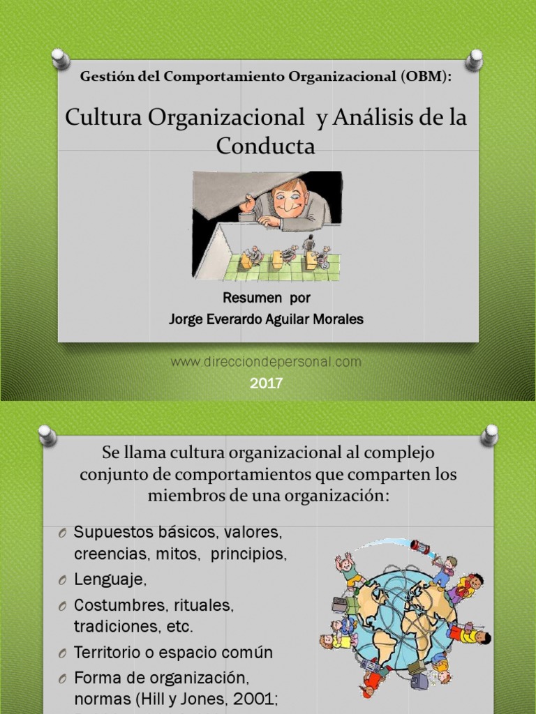 Cultura y Comportamiento Organizacional | PDF | Cultura organizacional ...
