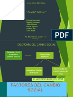 Factor Es Del Cambio Social