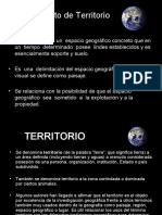 El Concepto de Territorio