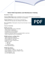 Nokia SRAN Operations & Maintenance Training PDF