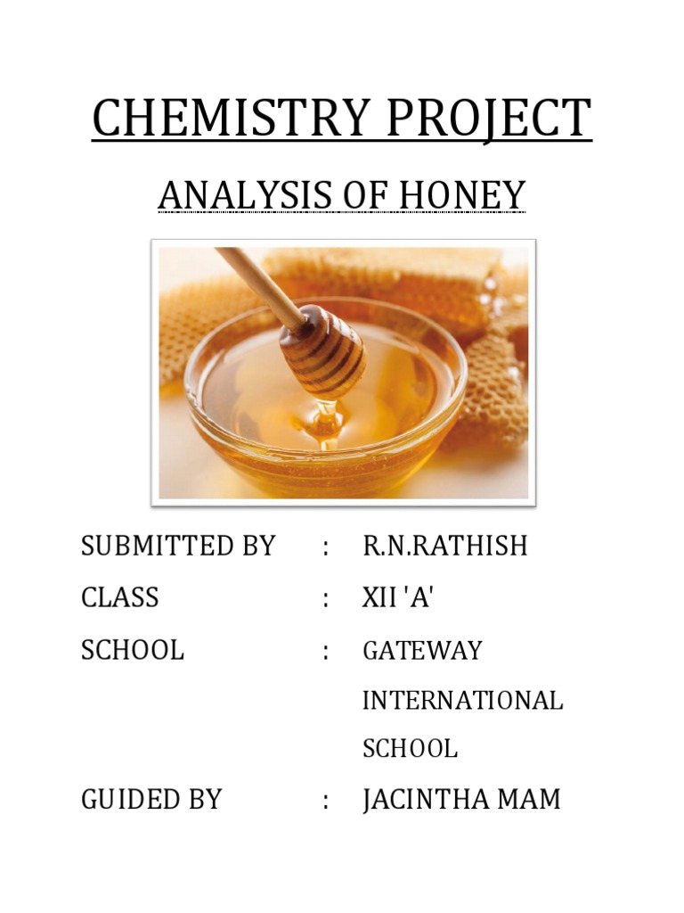analysis of honey research paper