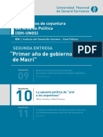 Documento - Coyuntura - 10 Unir A Los Argentinos