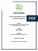 Kertas Kerja Kursus Membuat Roti, Kek Dan Kuih Tradisional