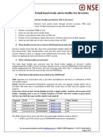 Faqs On Sms & Email Based Trade Alerts Facility For Investors