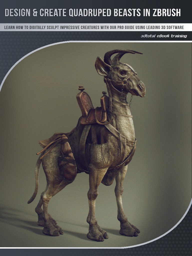 ZBrush Quadruped Design Techniques | PDF | Texture Mapping | Rgb Color ...