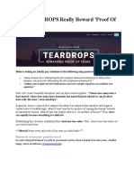 Can TEARDROPS Really Re Tears'? Can TEARDROPS Really Reward 'Proof of Ward 'Proof of