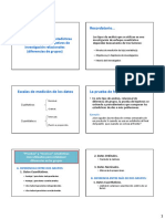 4 Pruebas Estudios Relacionales (Diferencia de Medias)