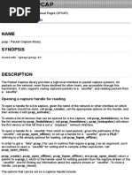 Manpage of PCAP