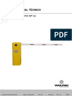 Barrera automática WP-02 manual técnico