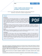 Cleveland Clinic Cardiovascular Intensive Care Unit Insulin Conversion Protocol