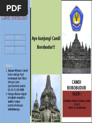 Leaflet Candi Borobudur
