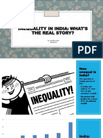Inequality in India: What'S The Real Story?: By-Anaida Khan Harshita R