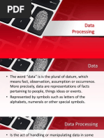 Grade 8 - Data Processing