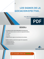 Los Signos de La Negociacion Efectiva - Clase 9