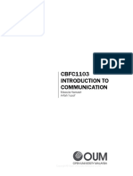 CBFC1103 Introduction To Communication PDF