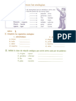 Analogías Verbales 5°primaria