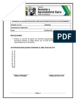 Modelo Informe Apoyo de Sostenimiento 2017