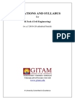 Civil-BTech-Regulations and Syllabus-2019-20 PDF