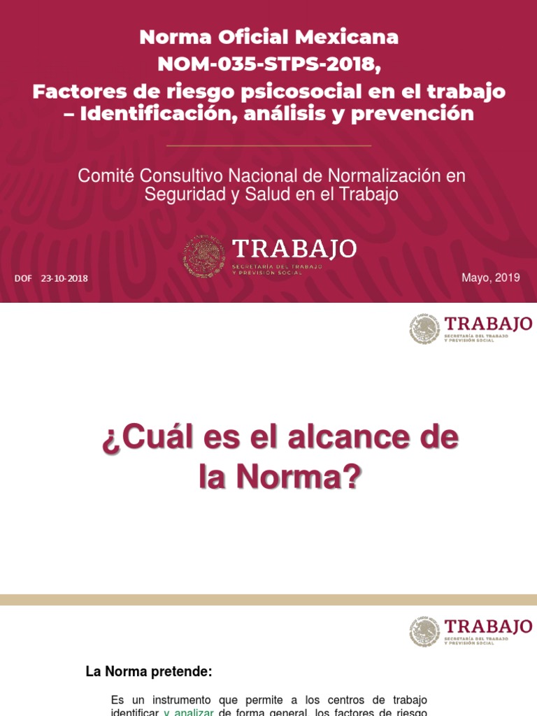Nom 035 Stps 2018 Presentacion Conferencia Stps Ppt | Liderazgo ...