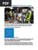 Sri Lanka Muslims Face Threats, Attacks