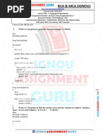 Bca Solved Assignment BCSL 021 C Language Programming Lab