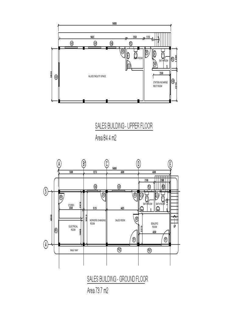 Tanamalwila Sales Building Layout | PDF