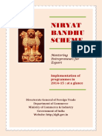 Niryat Bandhu Scheme PDF