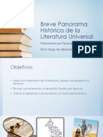 Breve Panorama de La Lit Univ - Clasica-Medieval-Renacim