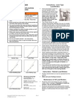 Load Binder Warnings and Application Instructions Instructions - Lever Type Load Binders