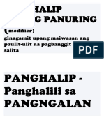 Panghalip Bilang Panuring