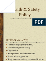 Health Safety Policy