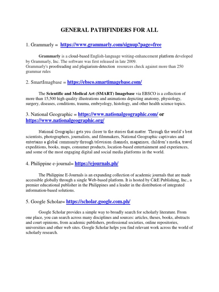 Pathfinders For General Education PDF Communication