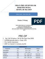 Pre Op Divisi Ok, 06052019