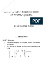 MIMO SYSTEMS CAPACITY