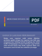 Mengubah Budaya Organisasi