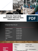 Briefing Manajemen Industri Hasil Perikanan 2019