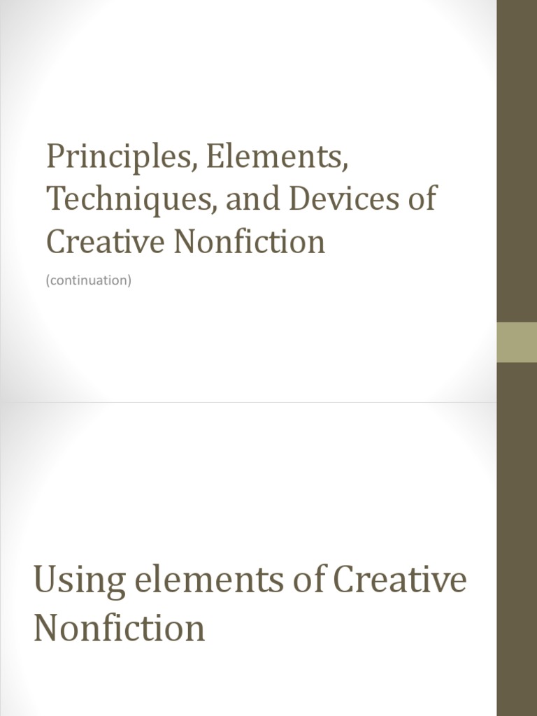 Principles Elements Techniques And Devices Pdf
