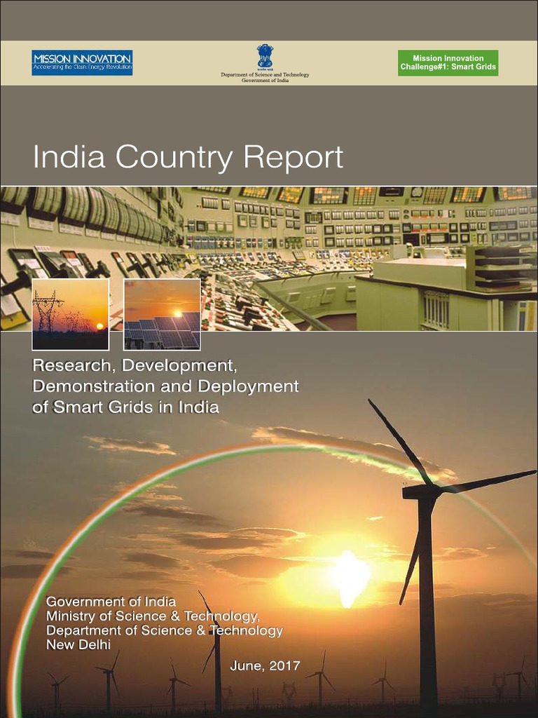 India Country Report On Smart Grids | PDF | Smart Grid | Electrical Grid