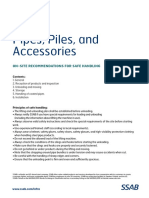 SSAB - Piles - Recommendations For Safe Handling On Site - en PDF