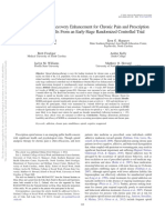 Mindfulness-Oriented Recovery Enhancement for Chronic Pain and Prescription Opioid Misuse