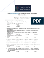 Newgen Placement Paper: Visit For More Placement Papers and Interview Tips